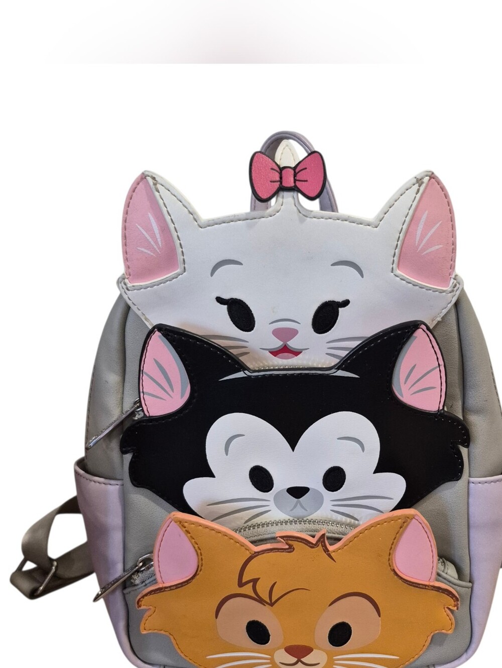 Loungefly Disney Parks Mini Backpack Cats Marie Figaro Oliver Aristocats Bag